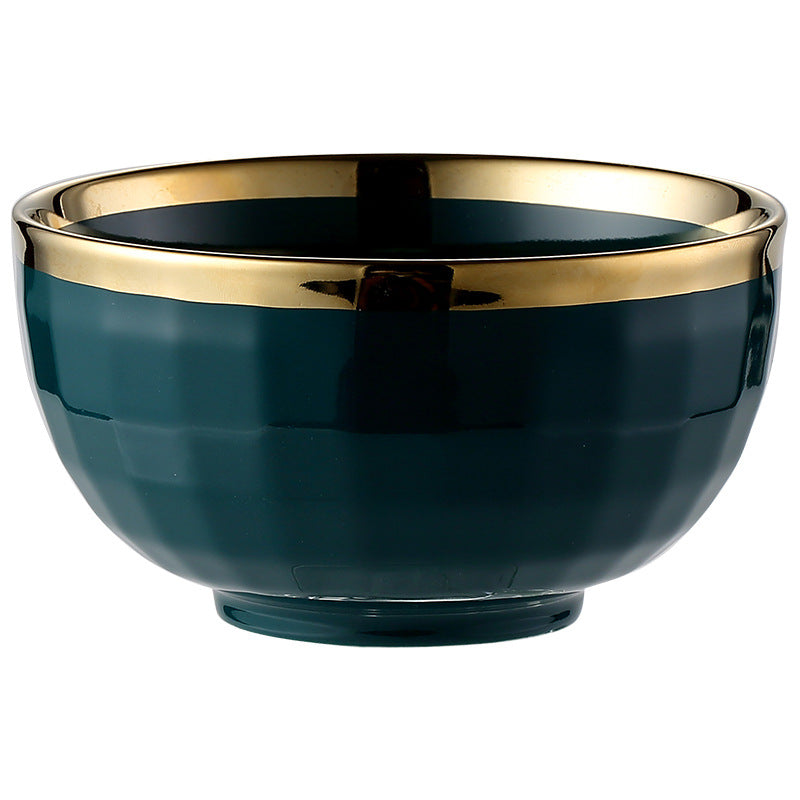 Light Luxury Nordic Creative Home Ceramic Rice Bowl - Beuti-Ful