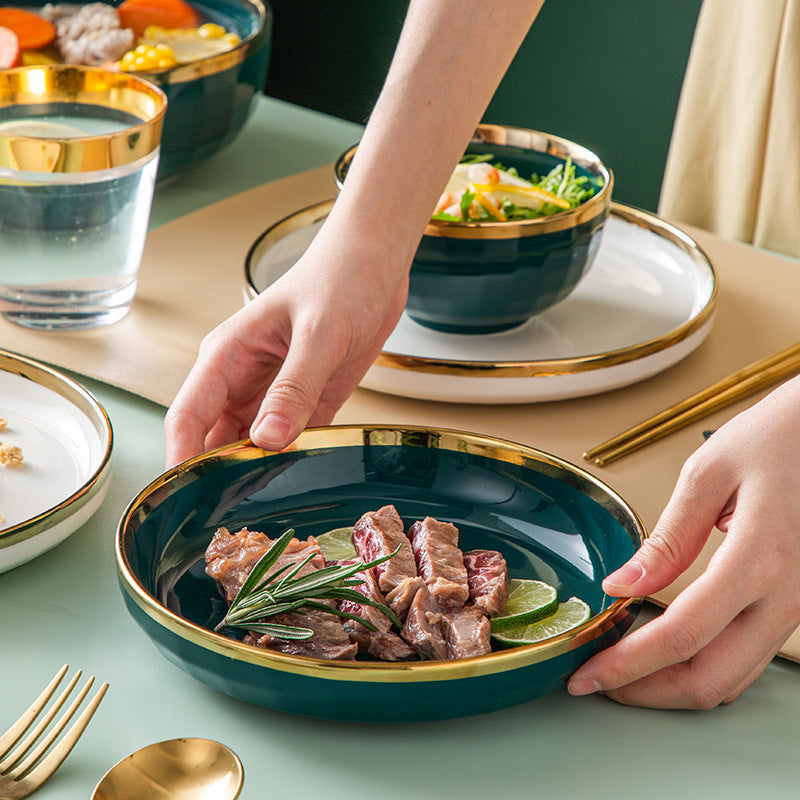 Light Luxury Nordic Creative Home Ceramic Rice Bowl - Beuti-Ful