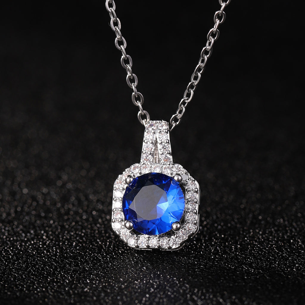 Perfume Bottle Pendant Necklace Women's Full Diamond - Beuti-Ful