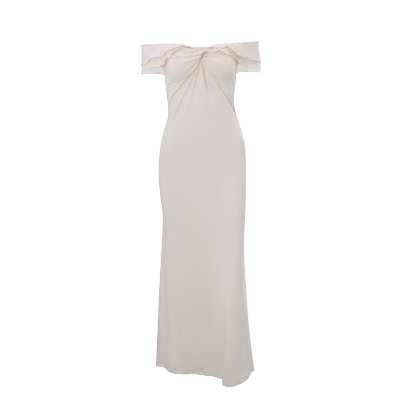 Solid Color Sheath French Dress - Beuti-Ful