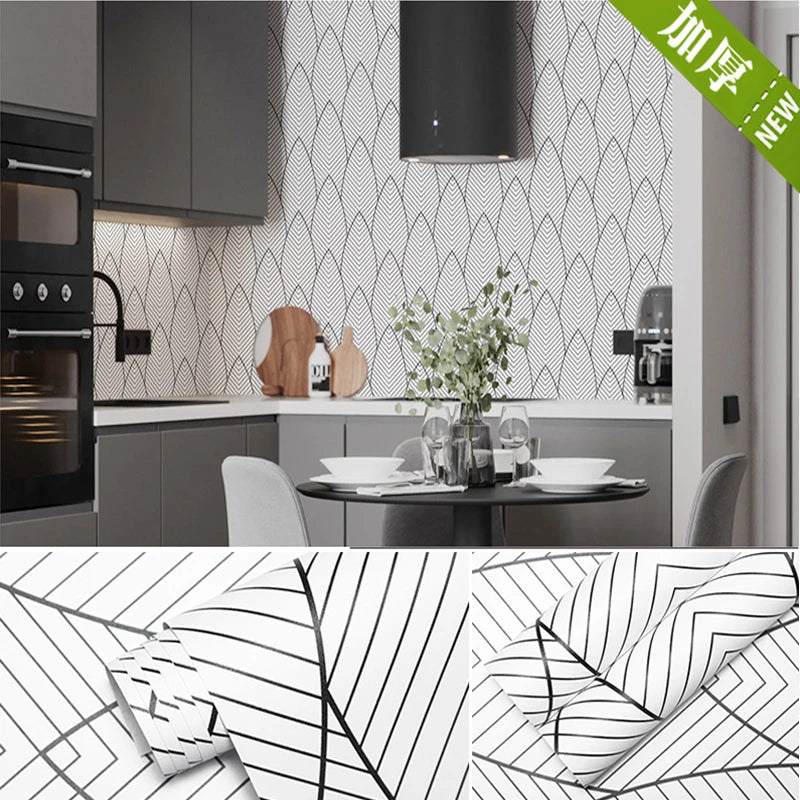 Modern Style ‎Vinyl Wallpaper Peel and Stick Wallpaper Boho Contact Paper Self Adhesive