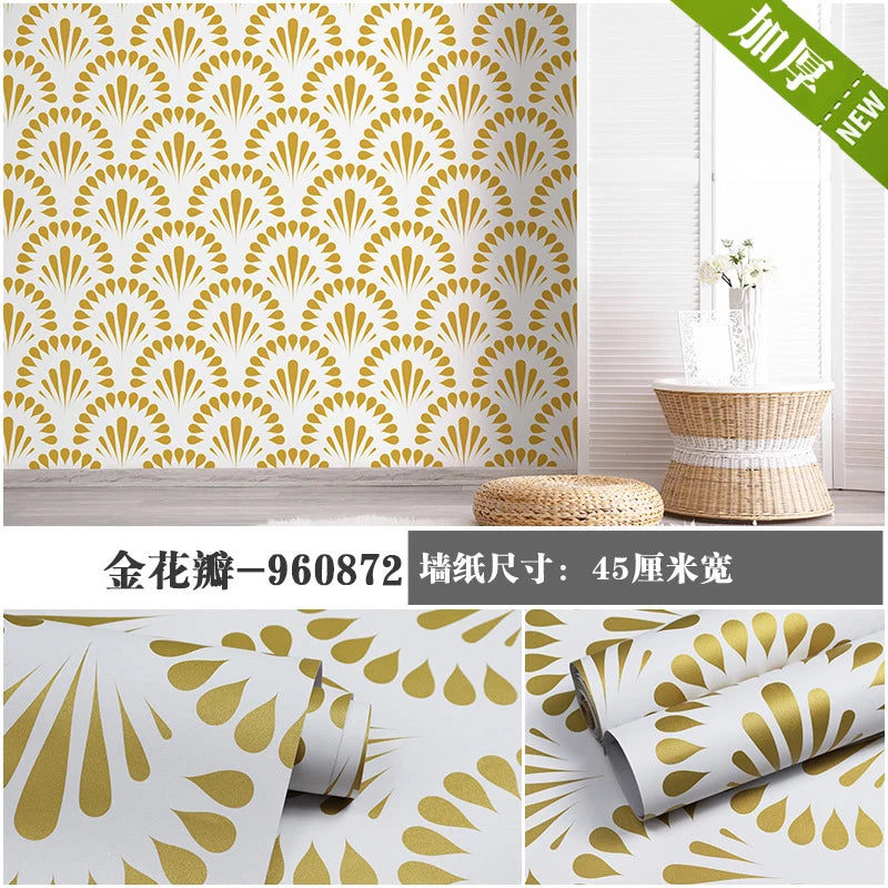 Modern Style ‎Vinyl Wallpaper Peel and Stick Wallpaper Boho Contact Paper Self Adhesive