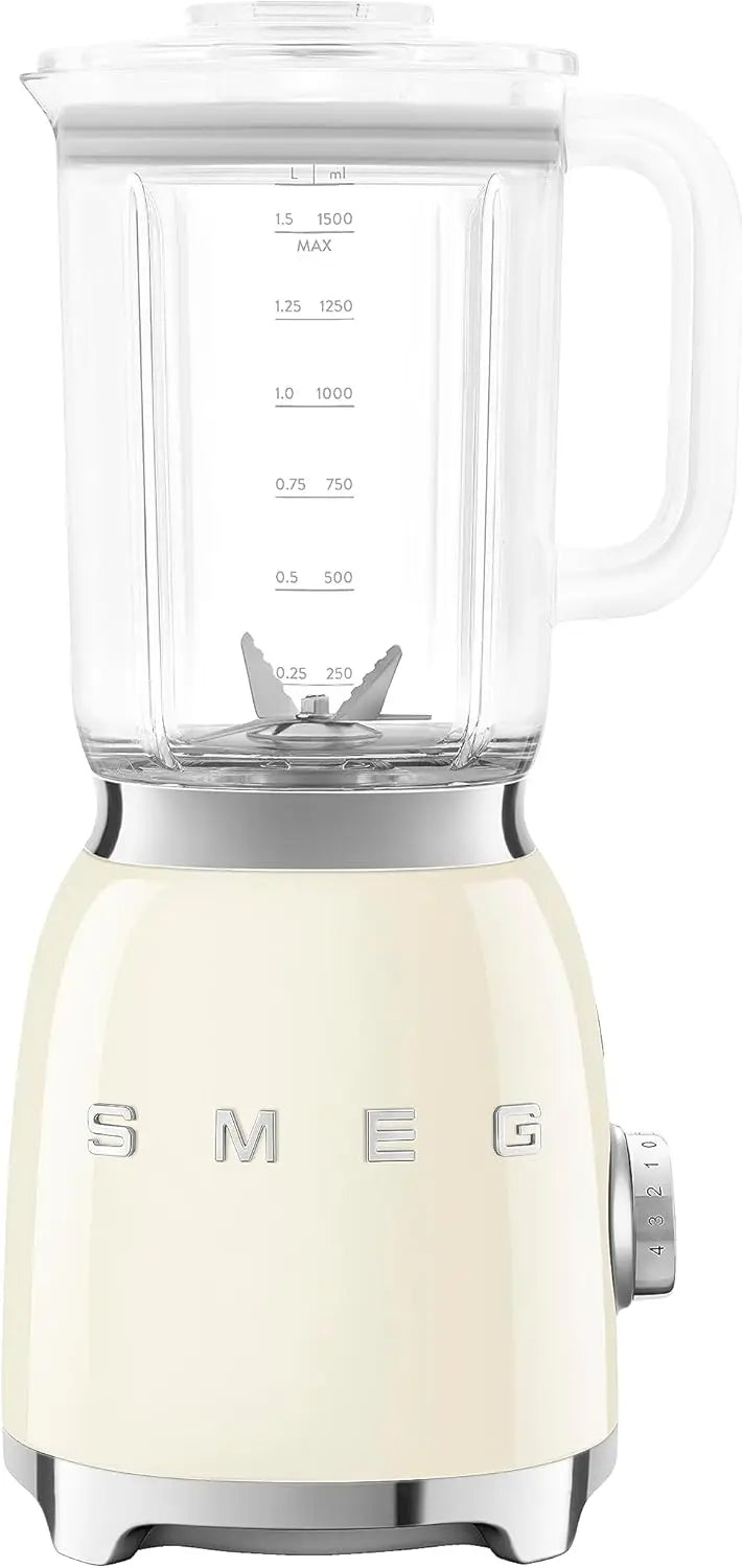 SMEG 50's Retro NEW Countertop Blender with 4 Presets and 4 Speed Settings with 6 Cup