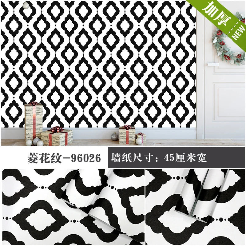 Modern Style ‎Vinyl Wallpaper Peel and Stick Wallpaper Boho Contact Paper Self Adhesive