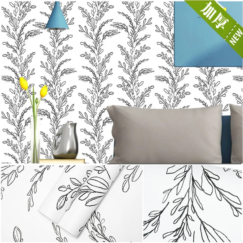 Modern Style ‎Vinyl Wallpaper Peel and Stick Wallpaper Boho Contact Paper Self Adhesive