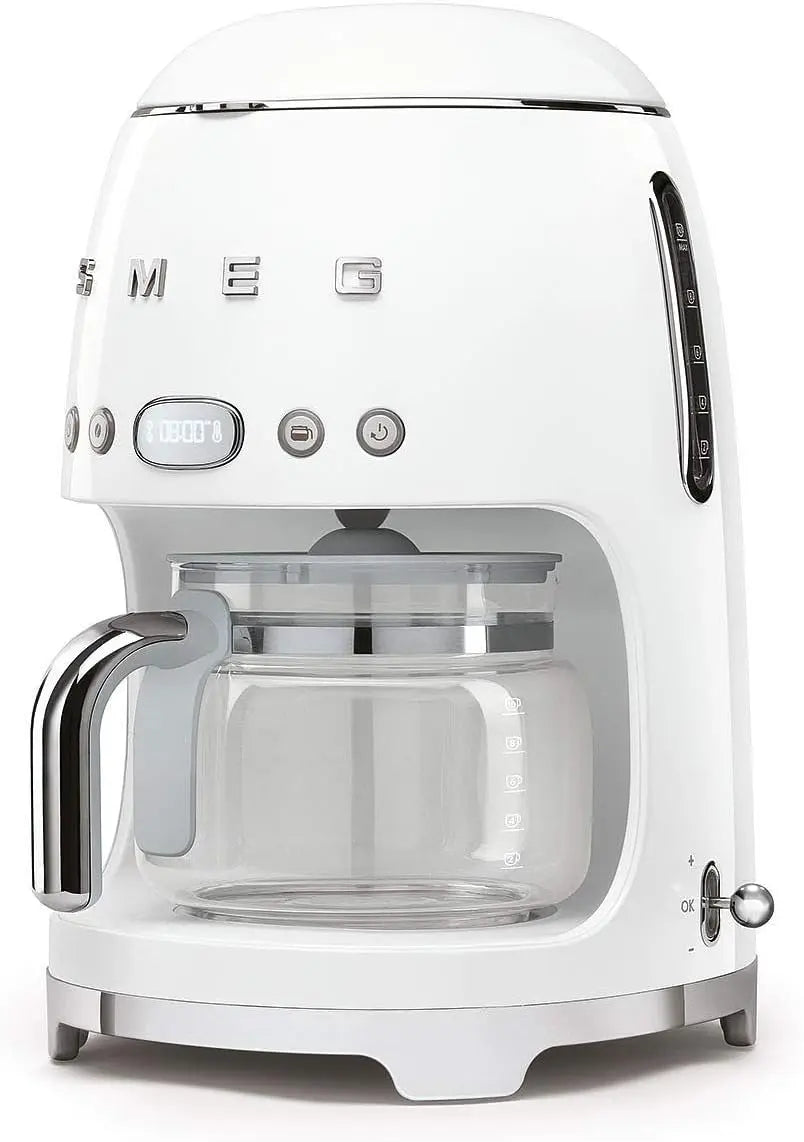 Smeg Drip Coffee Machine, Auto-Start Mode, Reuseable Filter