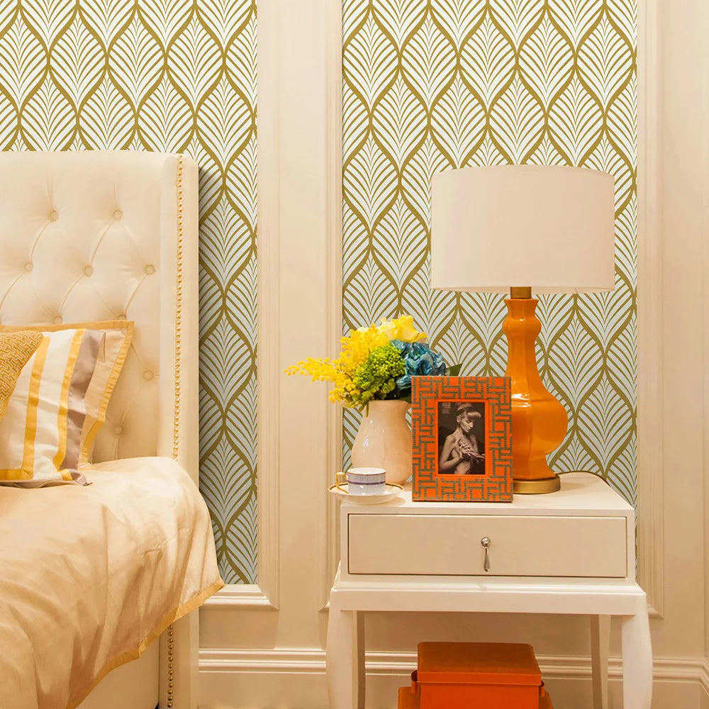 Modern Style ‎Vinyl Wallpaper Peel and Stick Wallpaper Boho Contact Paper Self Adhesive