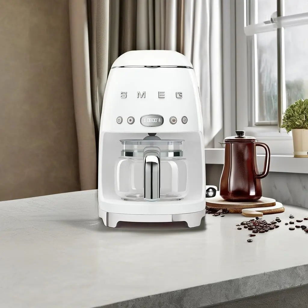 Smeg Drip Coffee Machine, Auto-Start Mode, Reuseable Filter