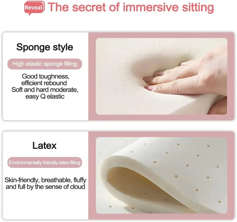 Computer Chair with Mid-Back Upholstered Modern Tufted Computer Task Chair Swivel - Beuti-Ful