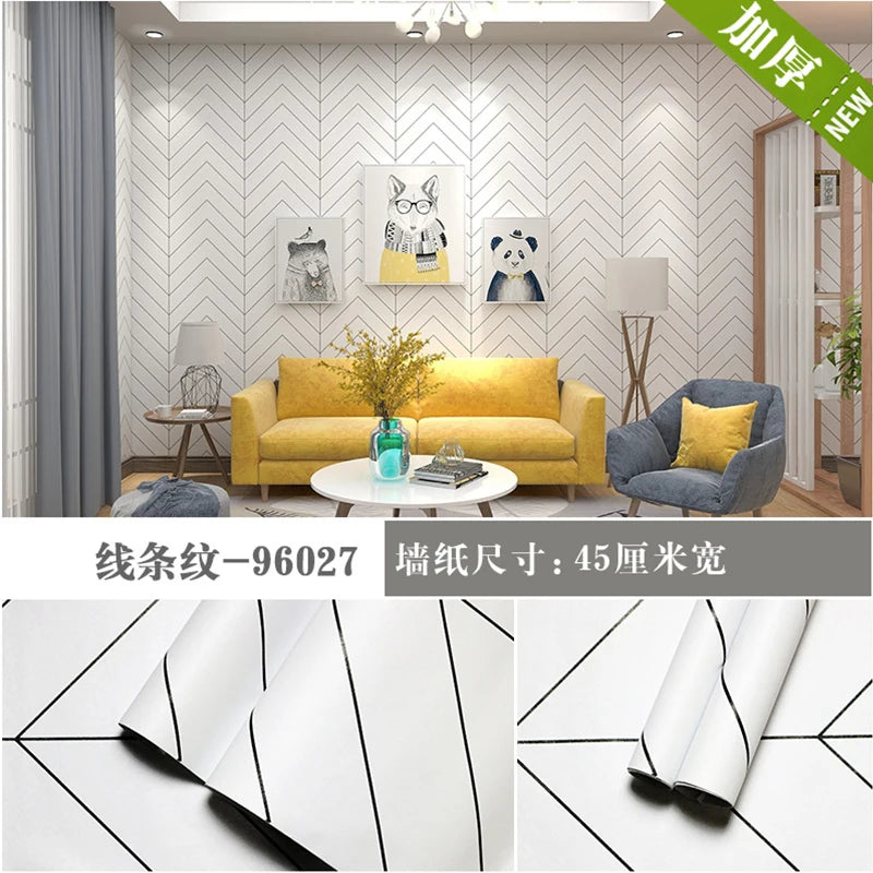 Modern Style ‎Vinyl Wallpaper Peel and Stick Wallpaper Boho Contact Paper Self Adhesive