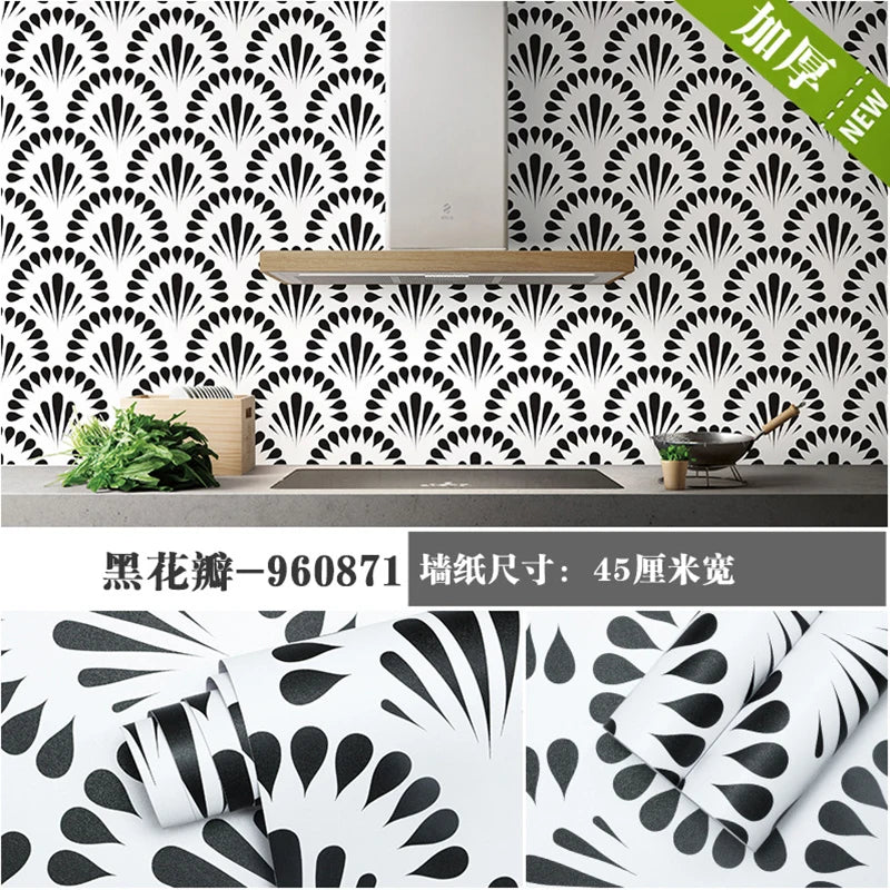 Modern Style ‎Vinyl Wallpaper Peel and Stick Wallpaper Boho Contact Paper Self Adhesive