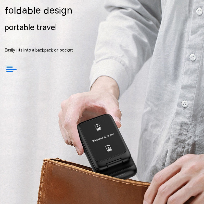 3-in-1 Wireless Charger Foldable Removable Charger - Beuti-Ful