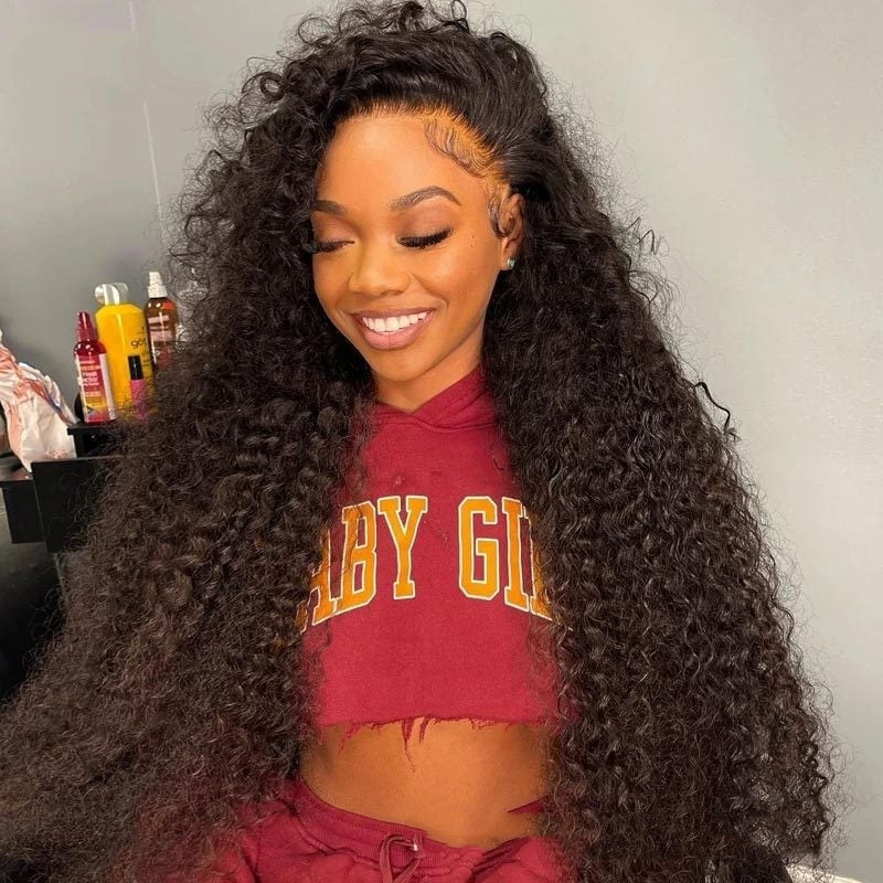 Jerry Curly Human Hair Lace Front Wig - Beuti-Ful