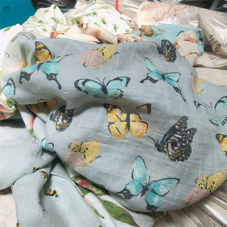 Baby Natural Organic Cotton Wrapping Blanket - Beuti-Ful