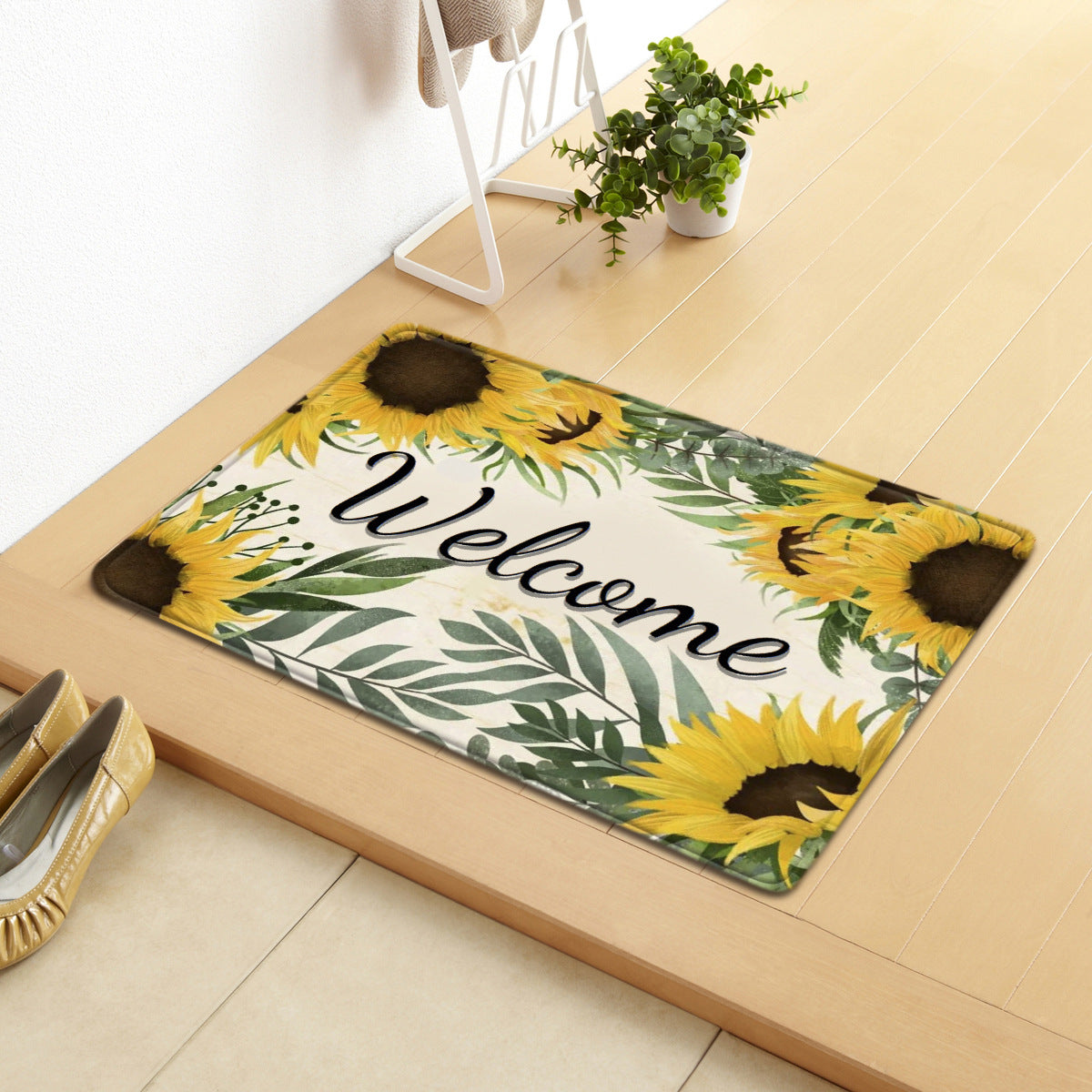 Household Entrance Absorbent  Non-slip Mat Bedroom Living Room Carpet