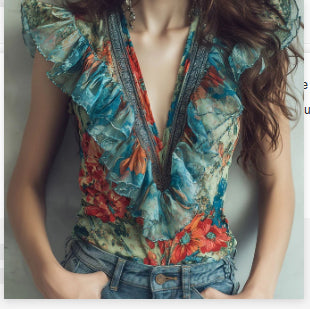 Women's Solid Color Fashionable Casual Top - Beuti-Ful