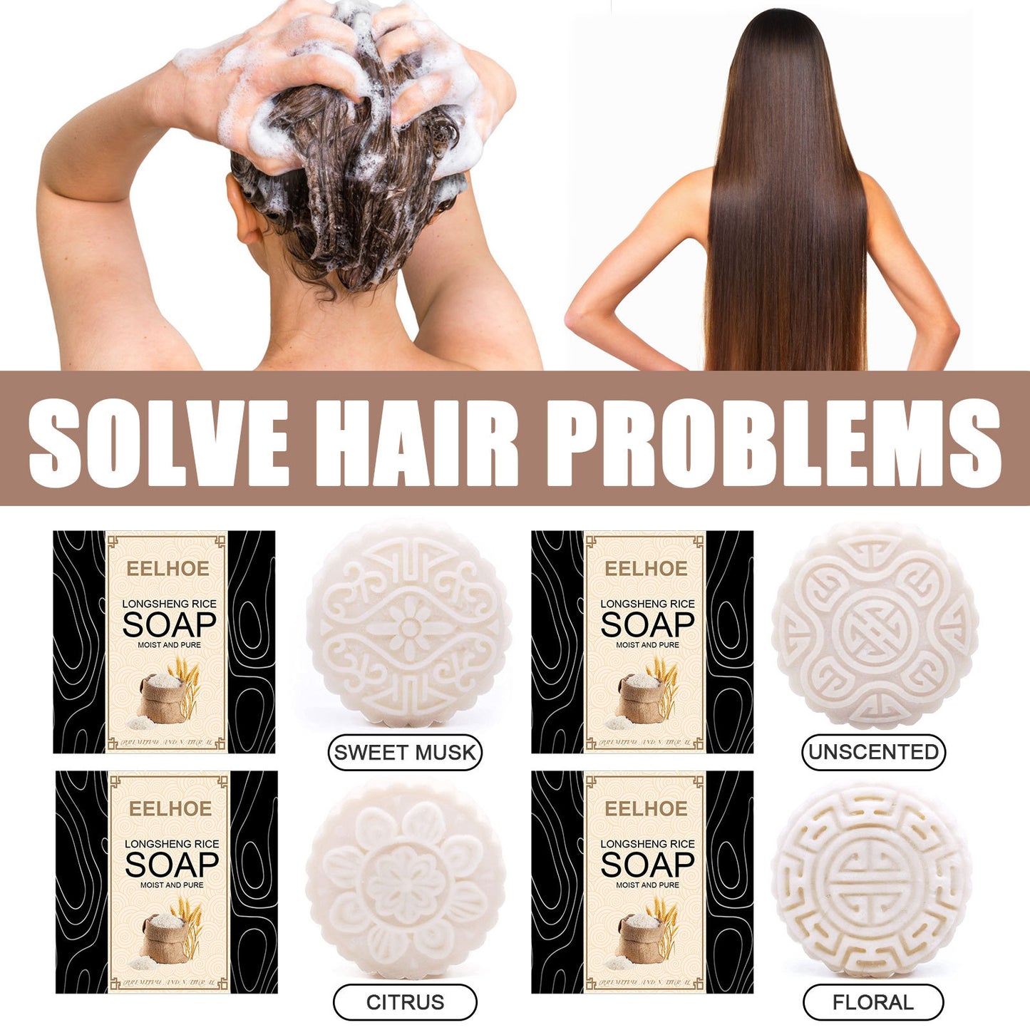 Water Soap Shampoo Soap Nourishes Frizz, Conditioner And Softens Hair - Beuti-Ful