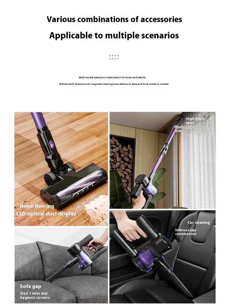 Brushless Large Suction Foldable Handheld Vacuum Cleaner - Beuti-Ful