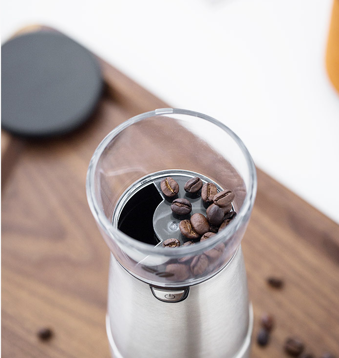 Electric Coffee Grinder Stainless Steel Adjustable Hand coffee / spice Grinder - Beuti-Ful