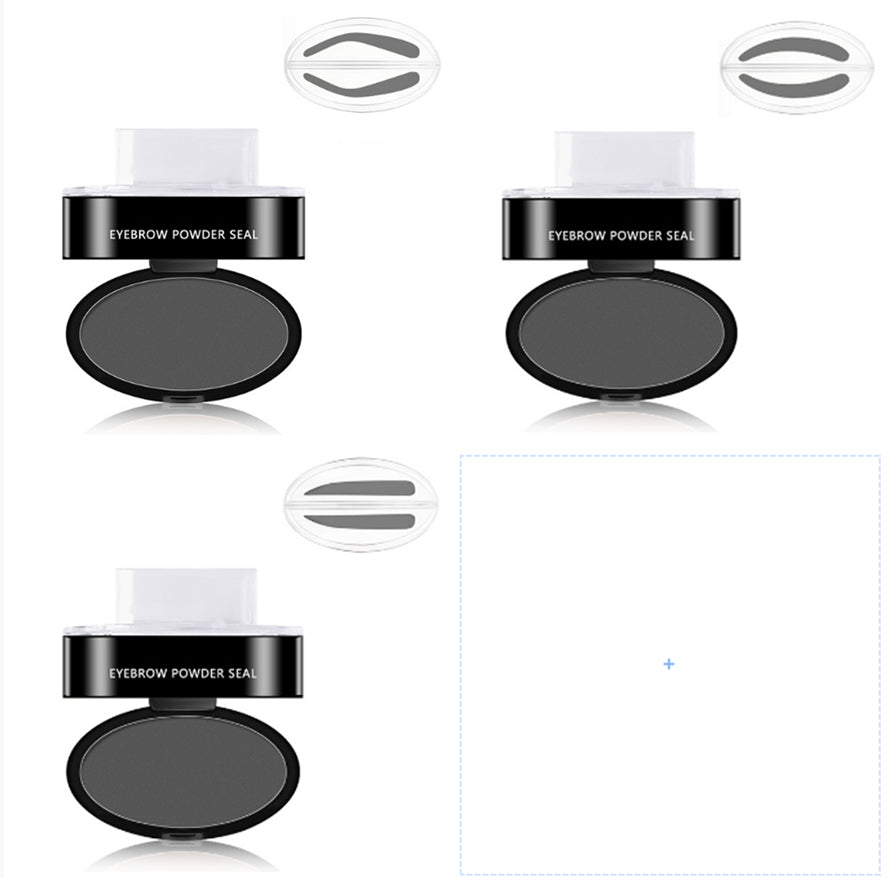 Eyebrow Powder Stamp Tint Stencil Kit Cosmetics Professional Makeup Waterproof Eye Brow Stamp Lift Eyebrow Enhancers - Beuti-Ful