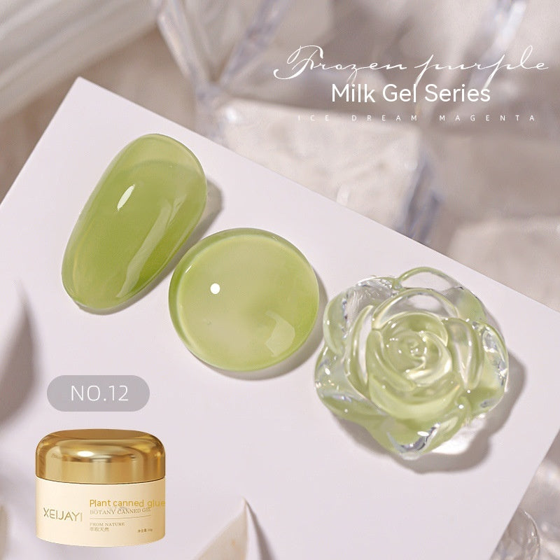 Milk Jelly Solid Color Summer Ice UV Polish - Beuti-Ful