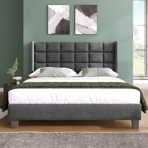 Linen Bed Frame  Size 140 X 200