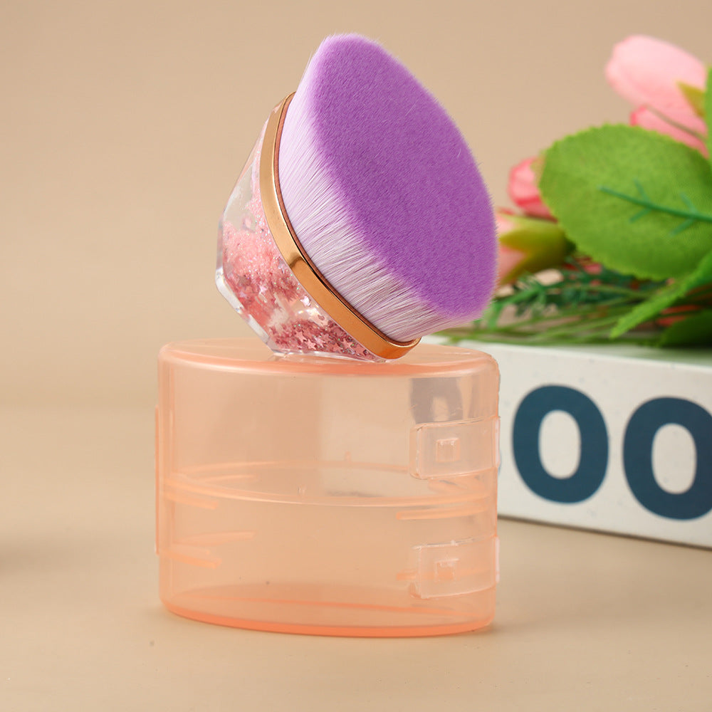 New Petal Makeup Brush With Quicksand Handle - Beuti-Ful