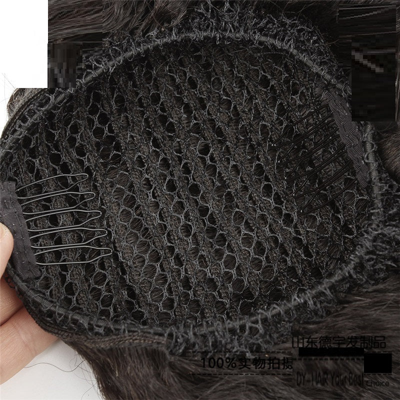 Can Perm And Dye Real Hair Drawstring Ponytail Women - Beuti-Ful