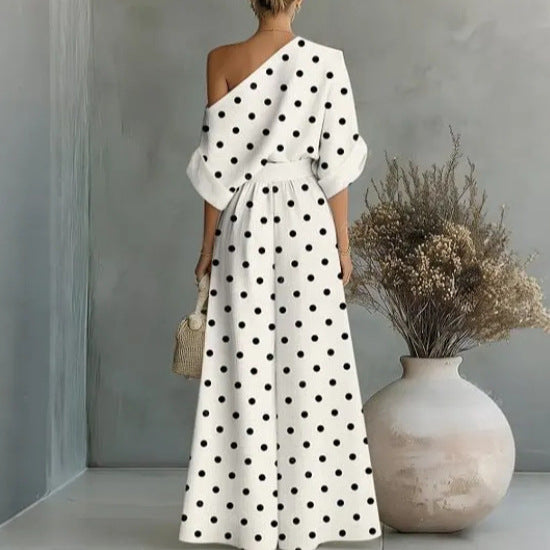 Off-Shoulder Top And Pants Two-Piece Set - Beuti-Ful