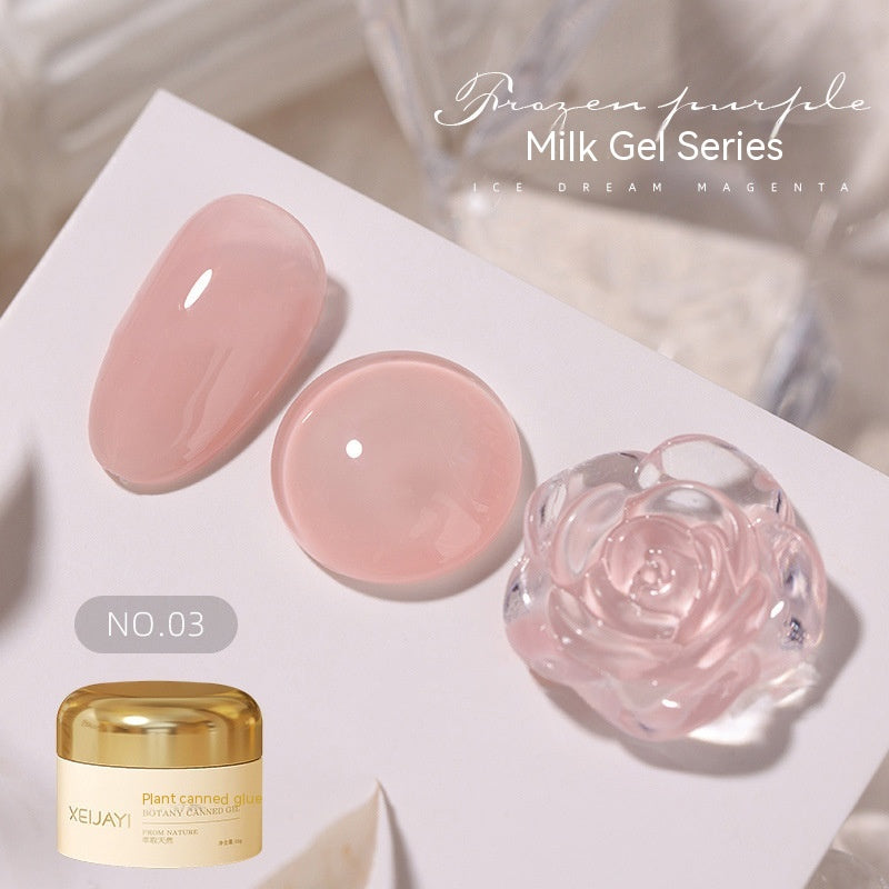 Milk Jelly Solid Color Summer Ice UV Polish - Beuti-Ful