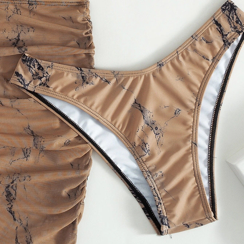 Split Bikini Three-piece Suit - Beuti-Ful