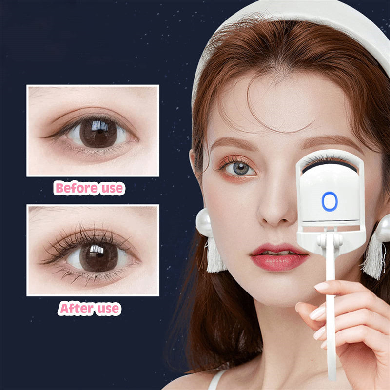 Heated Eyelash Curler Electric Temperature Control Mini Eyelash Curler Electric Portable Charging - Beuti-Ful