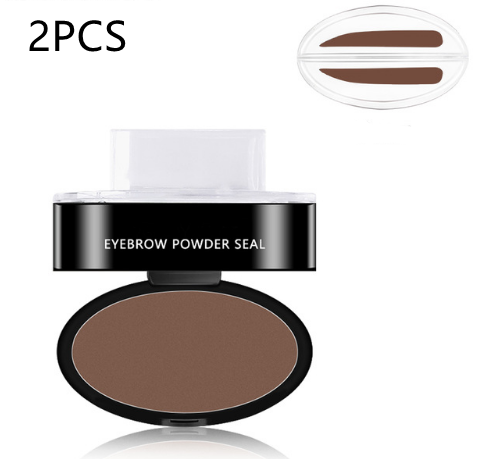 Eyebrow Powder Stamp Tint Stencil Kit Cosmetics Professional Makeup Waterproof Eye Brow Stamp Lift Eyebrow Enhancers - Beuti-Ful
