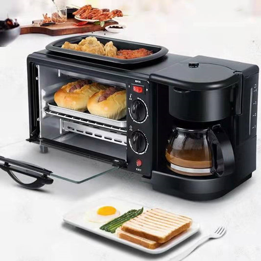 Triple toaster oven Breakfast Machine