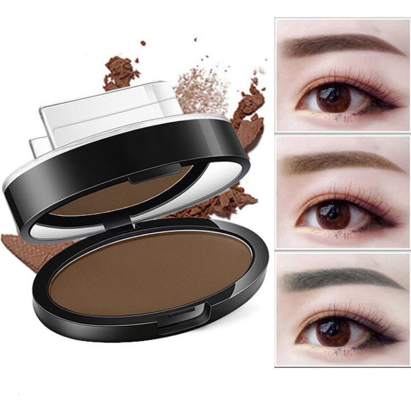 Eyebrow Powder Stamp Tint Stencil Kit Cosmetics Professional Makeup Waterproof Eye Brow Stamp Lift Eyebrow Enhancers - Beuti-Ful