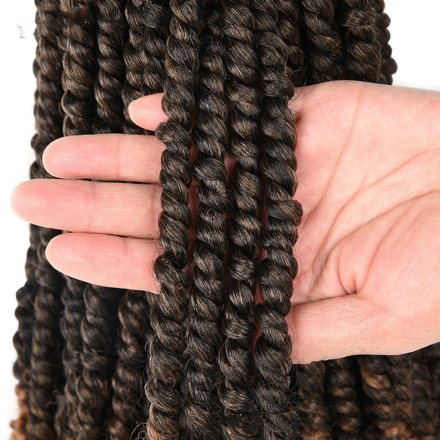 Pre-twisted Passion Twist Crochet Ombrea Braids Crochet Hair - Beuti-Ful