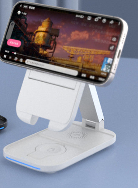 Three-in-one Wireless Charger Bracket Folding Magnetic Suction