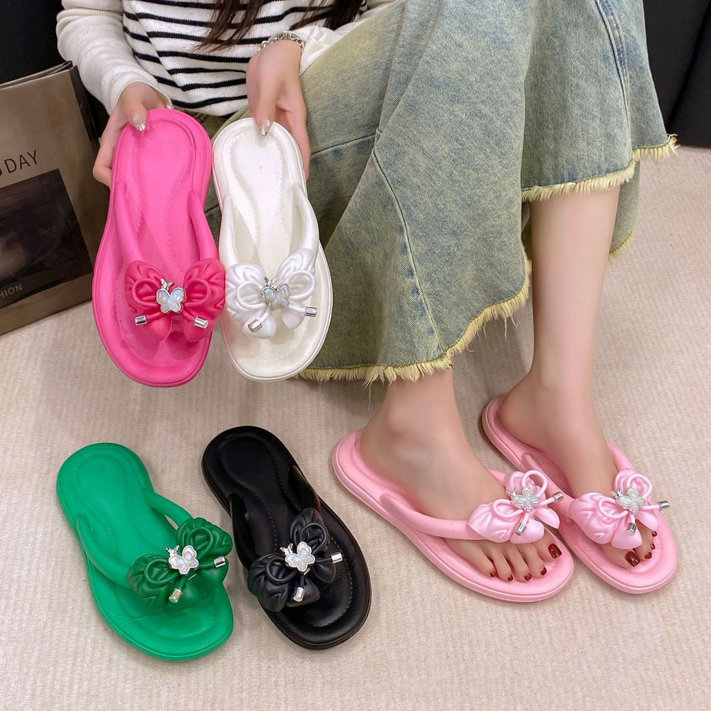 EVA Non-slip Wear-resistant Fashion All-match Women's Outdoor Slippers - Beuti-Ful