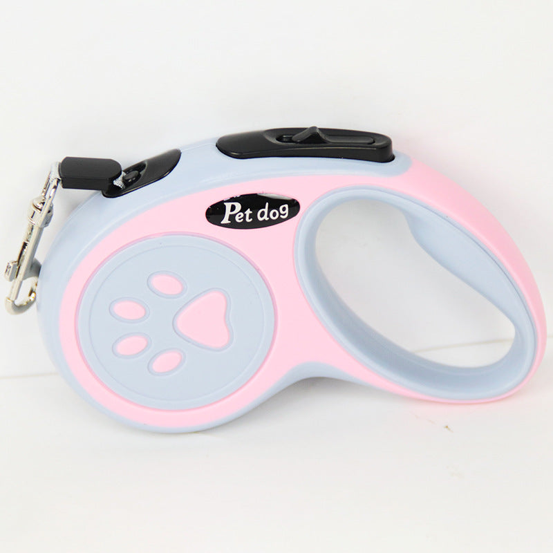 Hand Holding Rope One-click Brake For Walking The Dog Retractable Leash Hand Holding Rope - Beuti-Ful