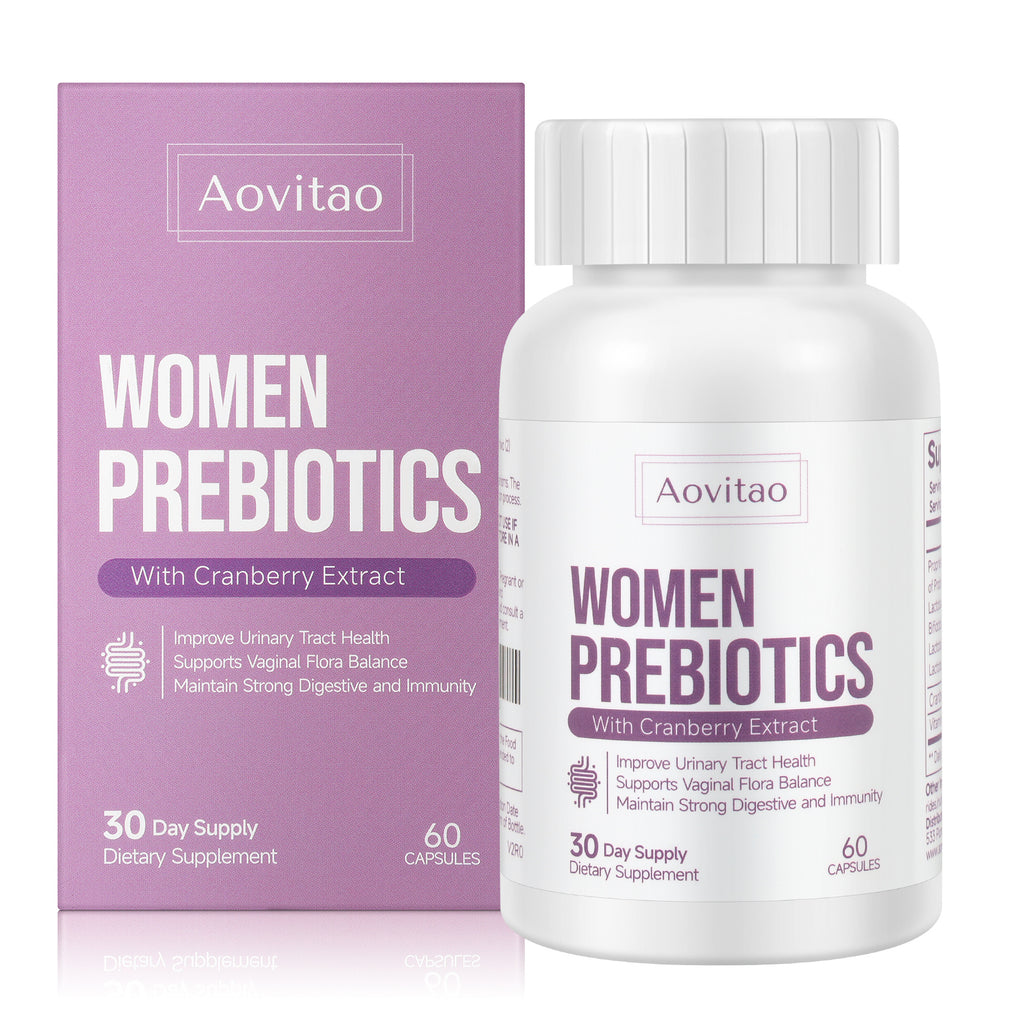Vaginal Probiotics Women Ph Balance Pills Female Gut Health Prebiotics 60 Billion CFU Capsules Digestive Urinary Tract Support - Beuti-Ful