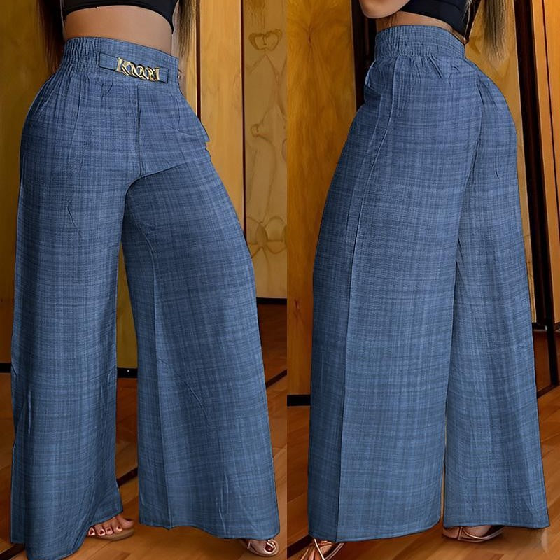 Lerisi Loose Chain Decoration Trousers - Beuti-Ful