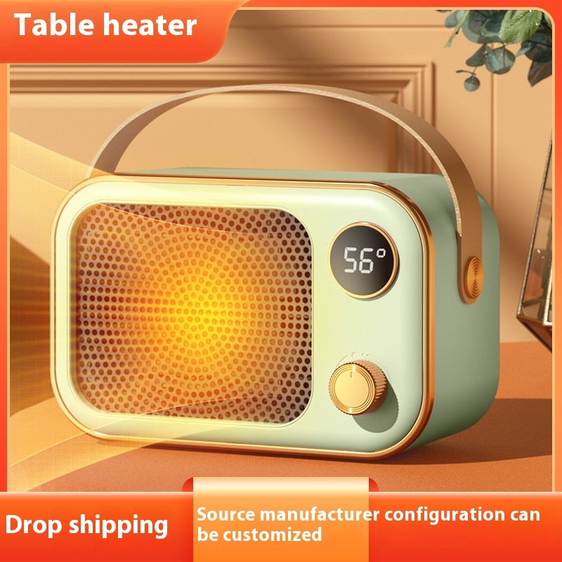 High-power Digital Display Warm Air Blower Desktop Office Small Heater - Beuti-Ful