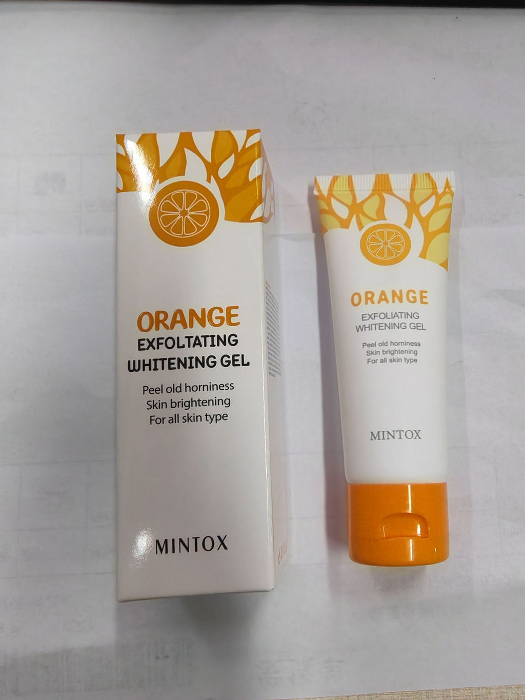 Orange Exfoliating Cleansing Pore Brightening Whitening Gel - Beuti-Ful