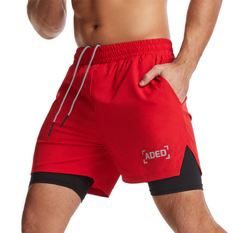 Quick-drying Woven Casual Crazy Muscle Sports Shorts - Beuti-Ful