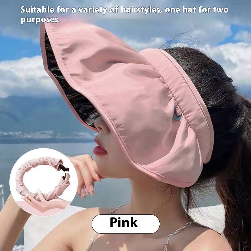 Hat Women's Cycling Sun Protection UV Face Covering Sunhat Outdoor - Beuti-Ful