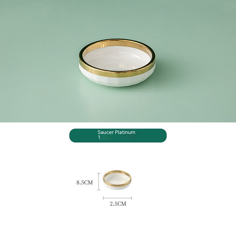 Light Luxury Nordic Creative Home Ceramic Rice Bowl - Beuti-Ful