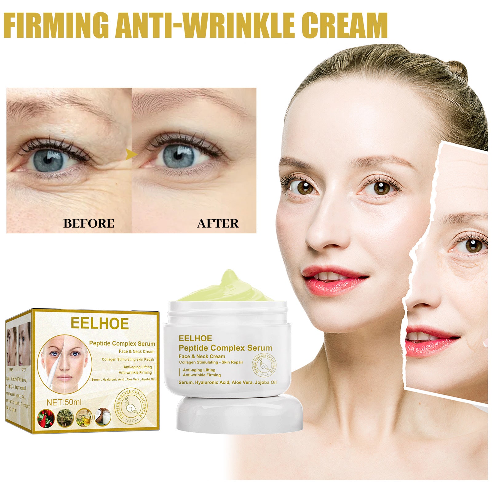Anti-wrinkle Moisturizing Cream - Beuti-Ful