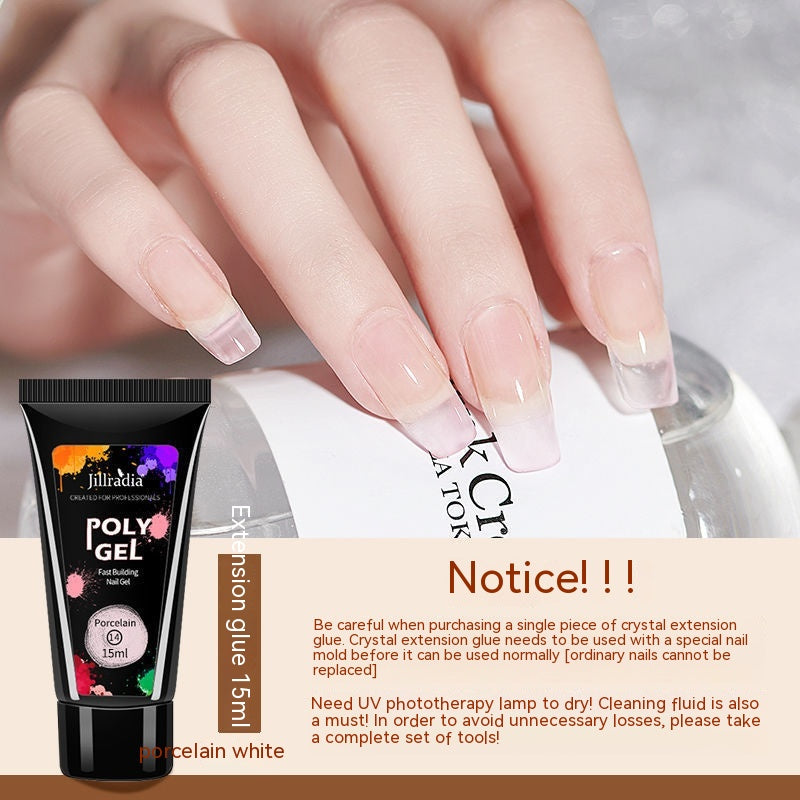 Crystal Extended Glue Nail Beauty UV - Beuti-Ful