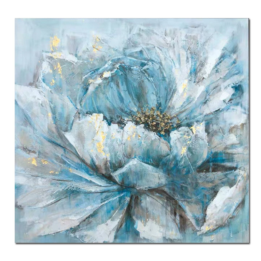Frameless White Flower Wall Art Oil Painting - Beuti-Ful