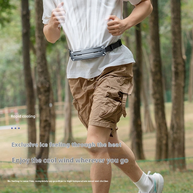 Ice Compress Belt Fan Outdoor Sports Refrigeration Little Fan - Beuti-Ful